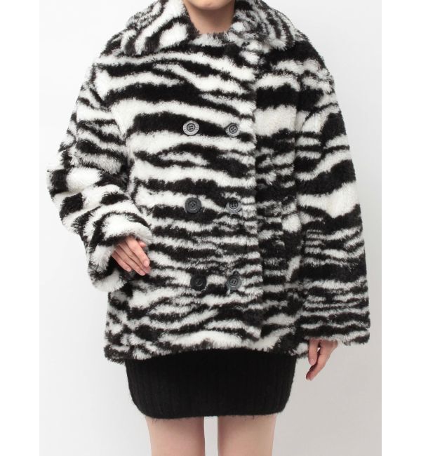 GYDA「Cocoon Eco Furブルゾン」|ブルゾン・スタジャン|ライトミックス