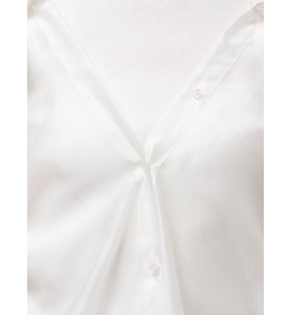 GYDA「3WAYショルダーOPENシアードッキングシャツ」|シャツ・ブラウス|