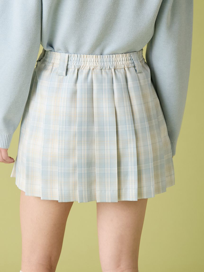 FURFUR「チェック柄プリーツミニスカート」|スカート|