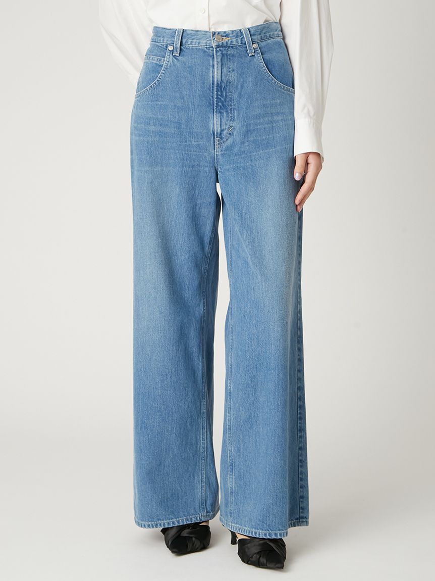 FRAY I.D「【Lee&times; FRAY I.D】ワイドパンツ」|デニム|