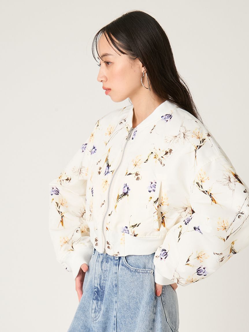 FRAY I.D「レースアップショートMA-1／撥水」|ブルゾン・スタジャン|