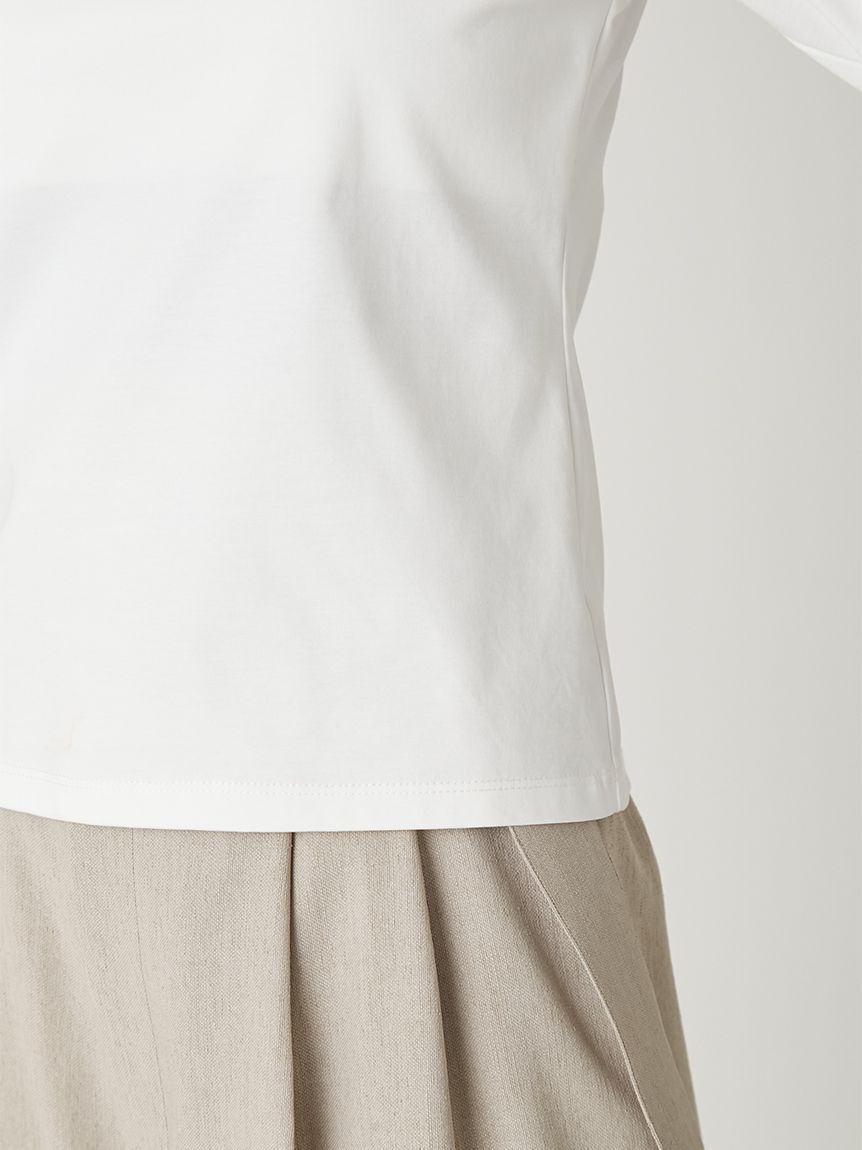 FRAY I.D「スクエアネックTシャツ／接触冷感」|Tシャツ・カットソー|