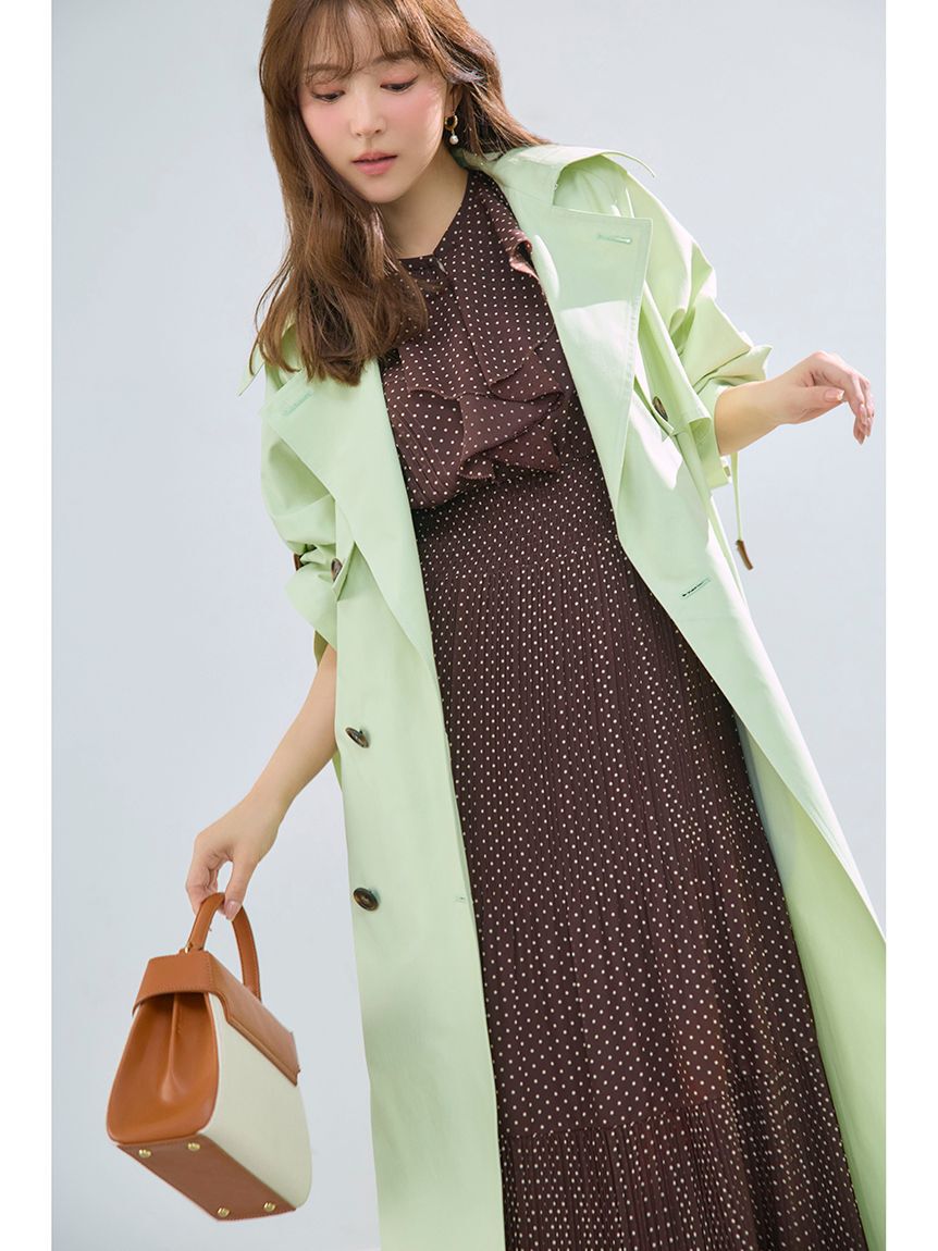 FRAY I.D「シャンブレーツイルロングトレンチコート／撥水」|トレンチコート|MNT