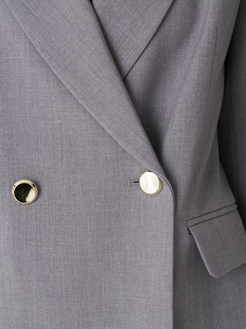 FRAY I.D「ダブルブレストシンプルジャケット／ウォッシャブル」|テーラードジャケット|