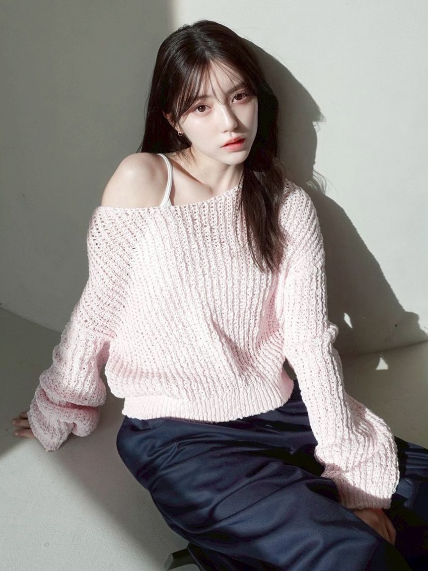 FRAY I.D「スラブコットンローゲージニット」|ニット・セーター|