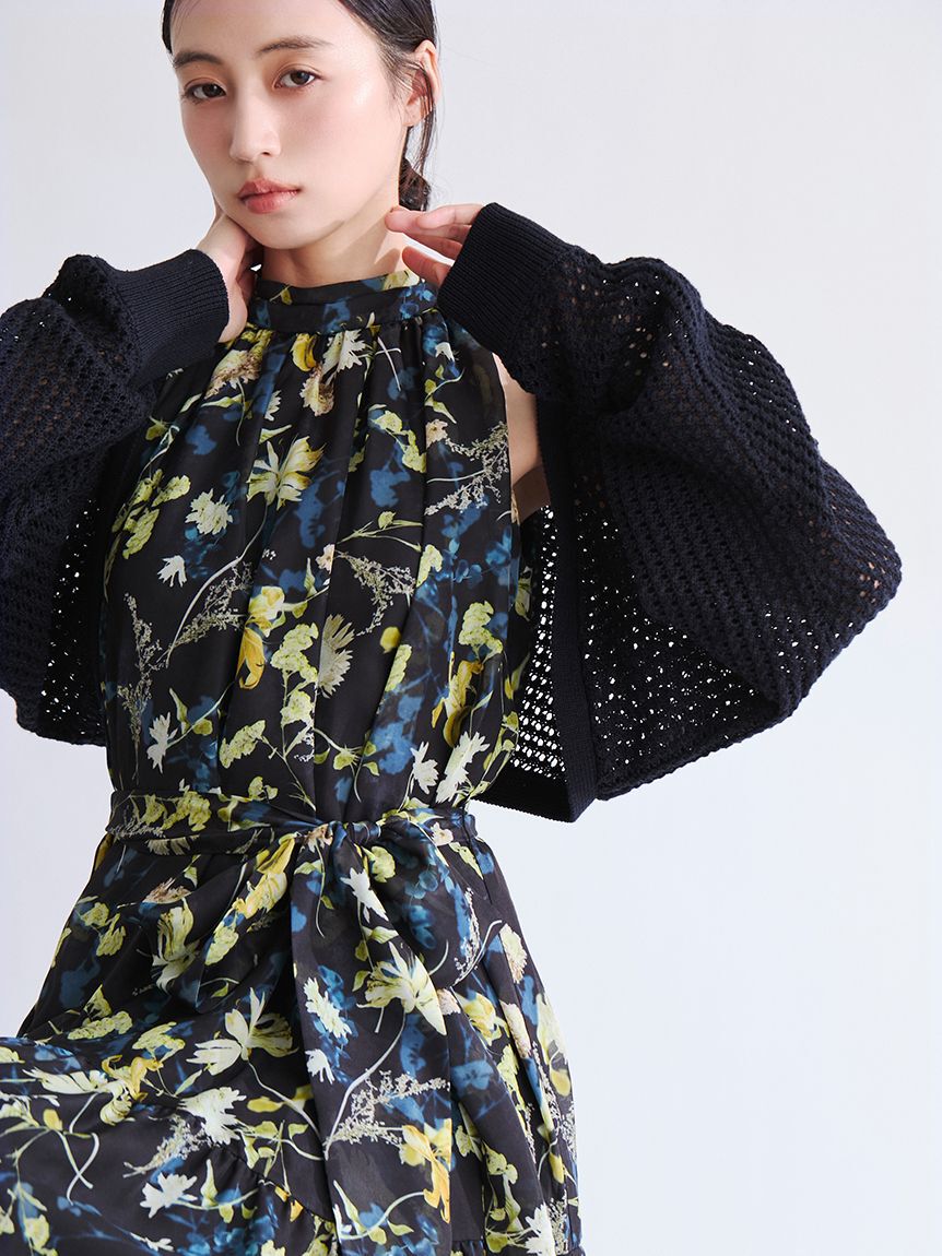 FRAY I.D「リネンコットンニットボレロカーディガン」|カーディガン|