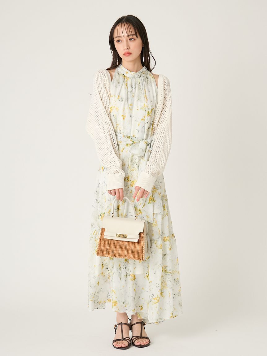 FRAY I.D「リネンコットンニットボレロカーディガン」|カーディガン|