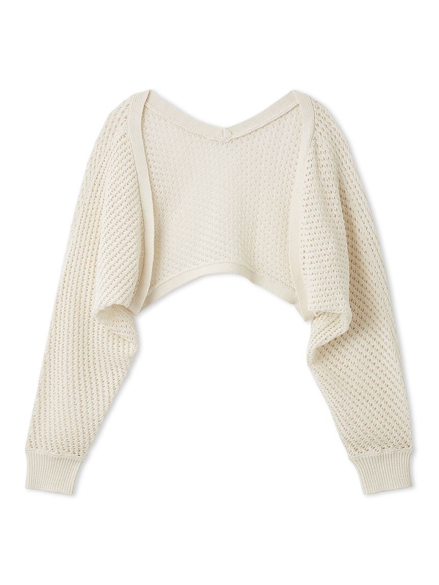 FRAY I.D「リネンコットンニットボレロカーディガン」|カーディガン|