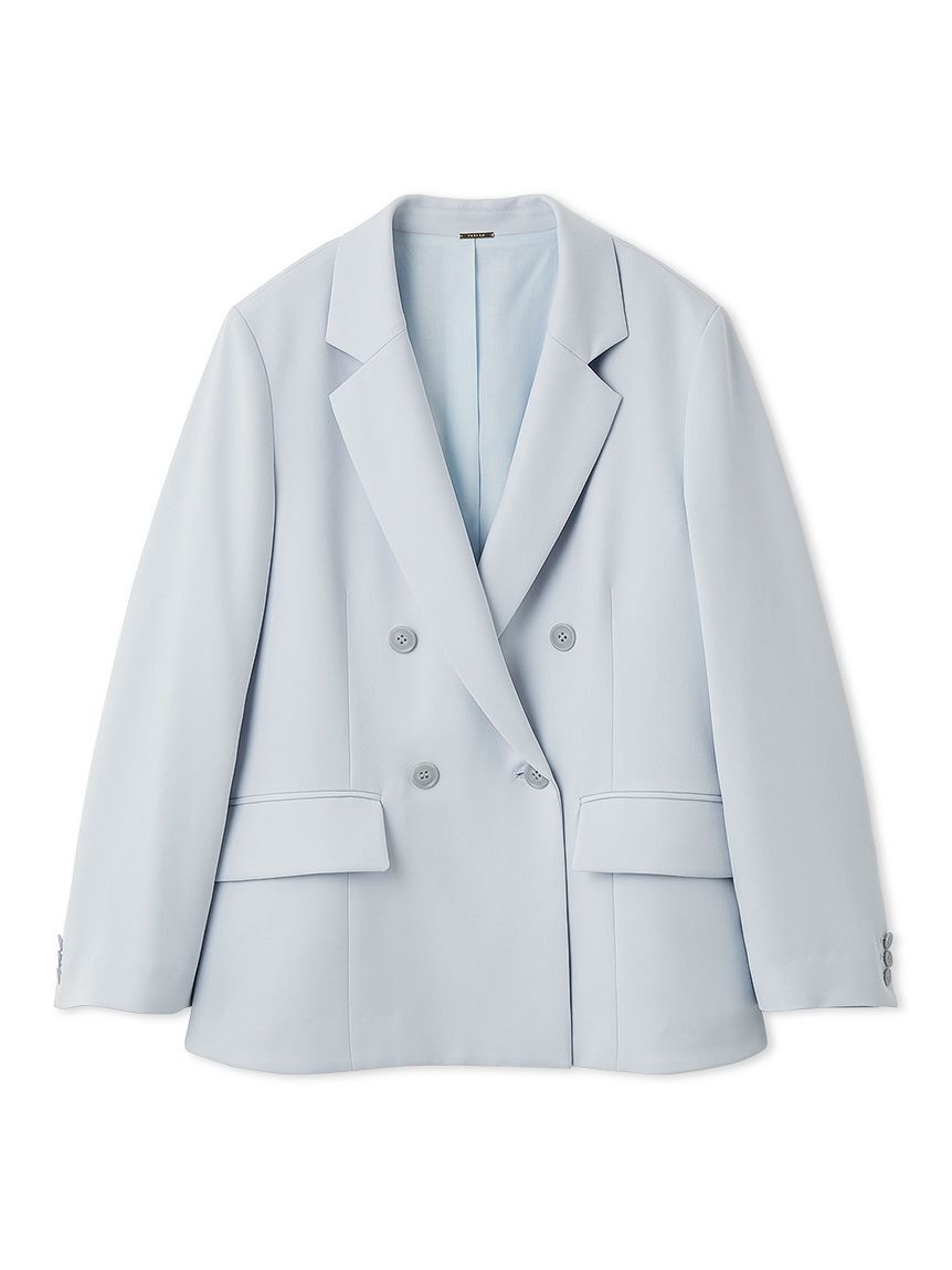 FRAY I.D「ダブルテーラードジャケット／ウォッシャブル・UVカット・防シワ・接触冷感」|テーラードジャケット|LBLU