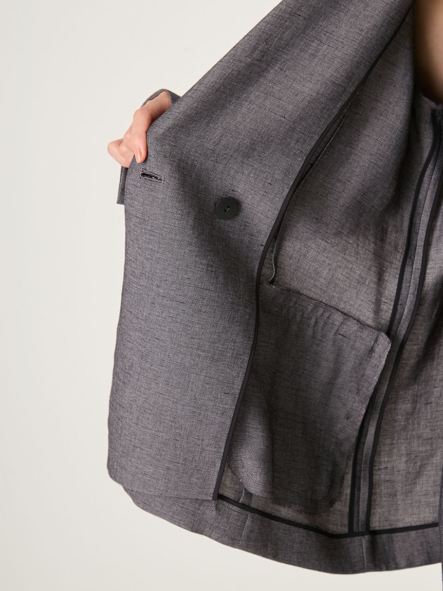 FRAY I.D「シングルリネンジャケット」|テーラードジャケット|