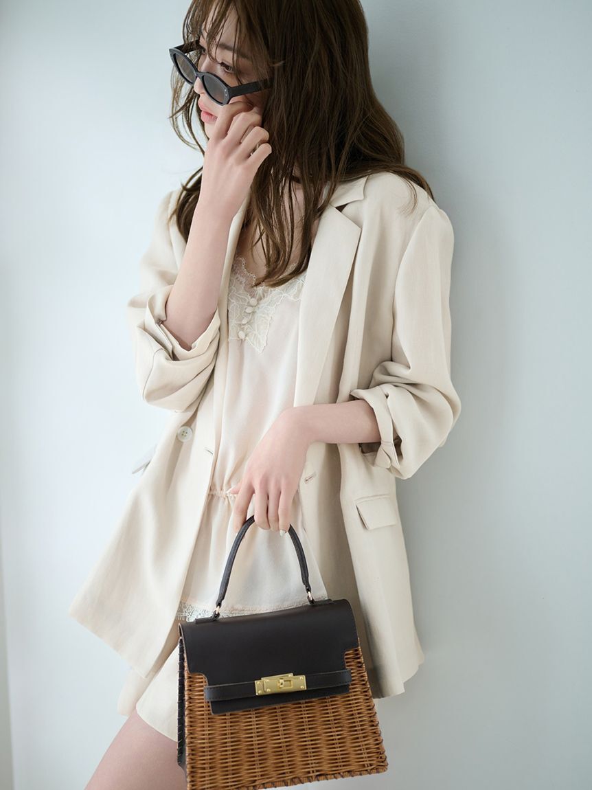 FRAY I.D「シングルリネンジャケット」|テーラードジャケット|