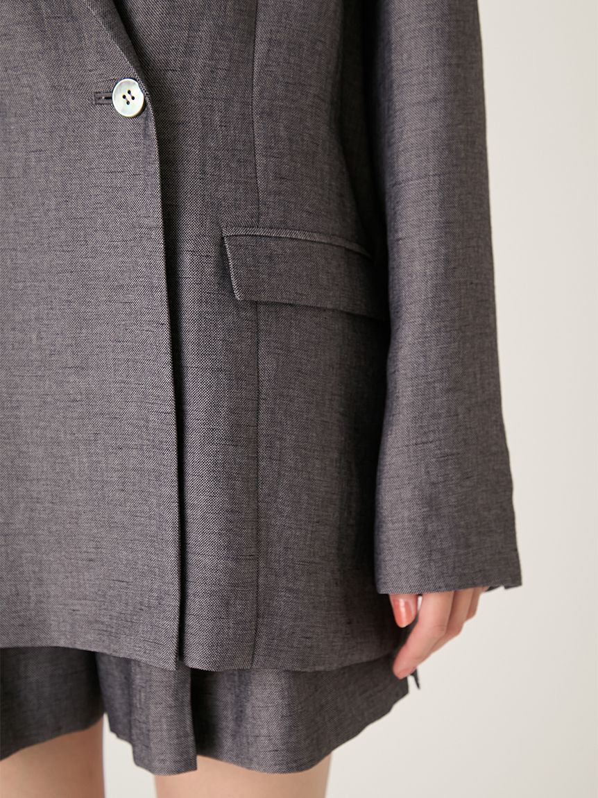 FRAY I.D「シングルリネンジャケット」|テーラードジャケット|