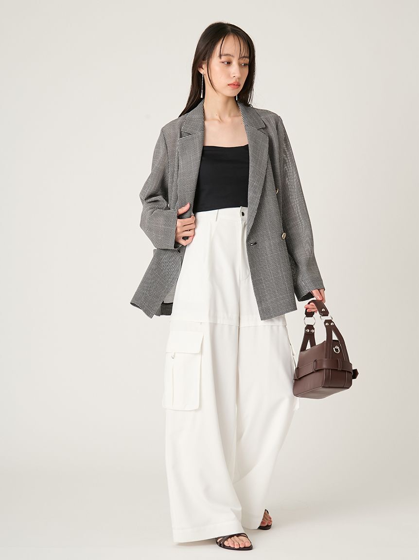 FRAY I.D「ダブルブレストカラミジャケット」|テーラードジャケット|