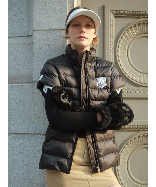 CELFORD「【CELFORD GOLF】　ロゴ付きフェイクファーミトン」|その他|