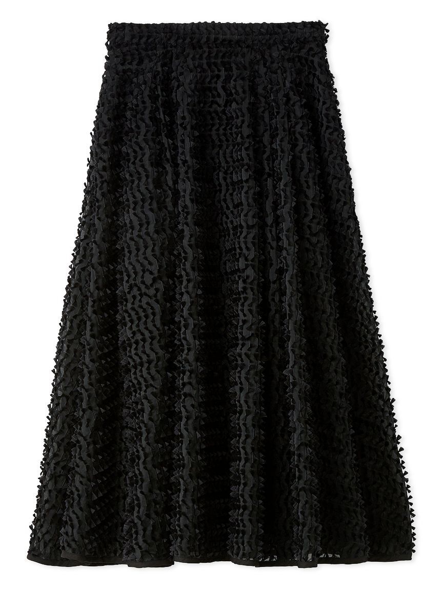 CELFORD「リボンジャガードタックフレアスカート」|スカート|