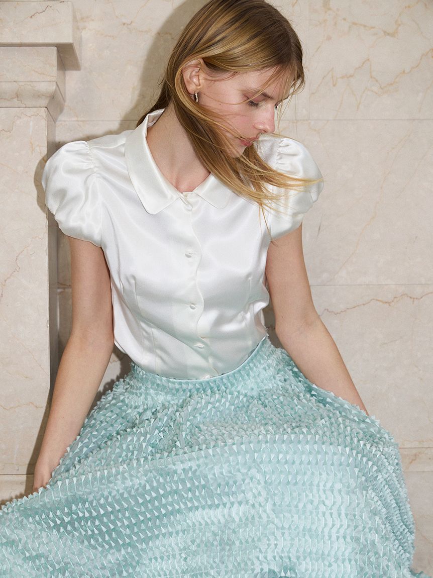 CELFORD「リボンジャガードタックフレアスカート」|スカート|MNT