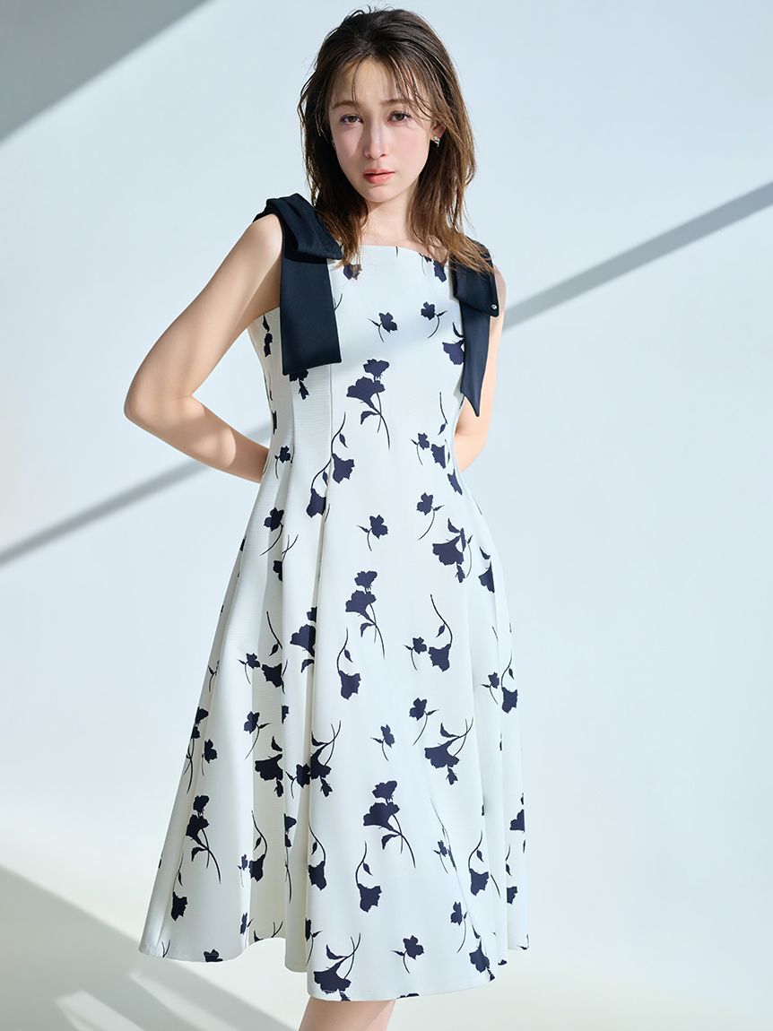 CELFORD「【多機能素材】ラッシュガードショルダーリボンワンピース」|ワンピース|