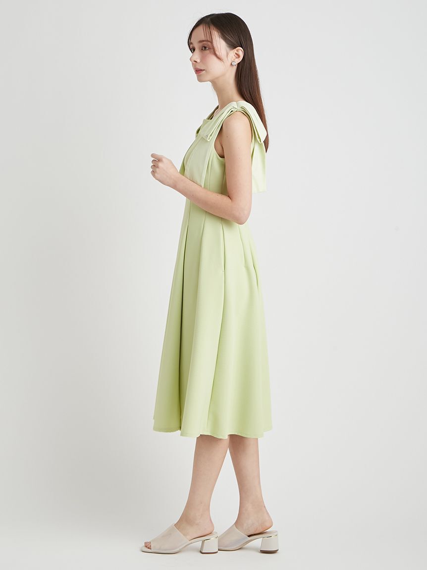 CELFORD「【多機能素材】ラッシュガードショルダーリボンワンピース」|ワンピース|