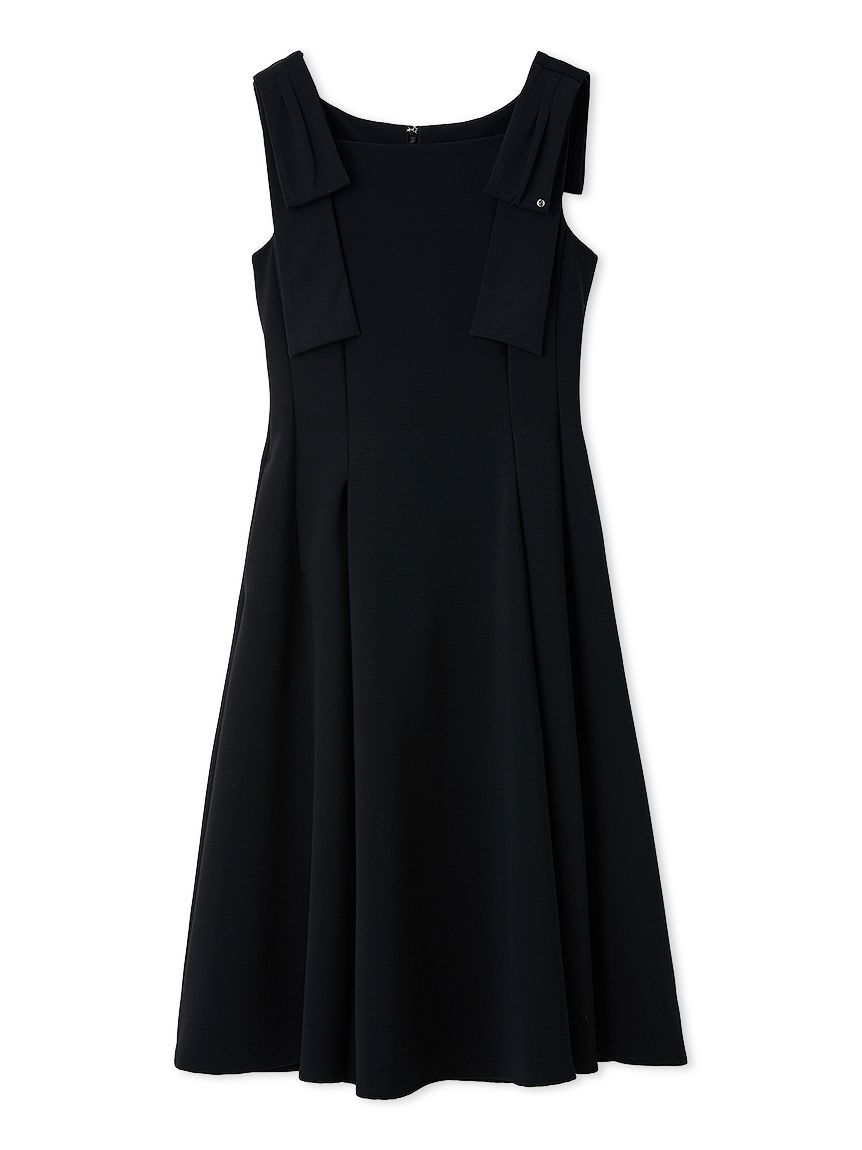 CELFORD「【多機能素材】ラッシュガードショルダーリボンワンピース」|ワンピース|BLK