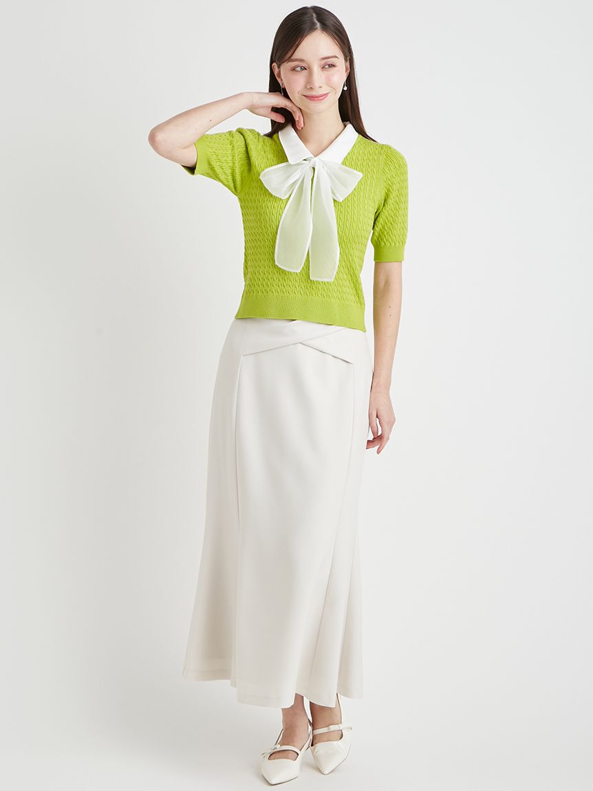 CELFORD「デタッチャブルケーブルニットプルオーバー」|ニット・セーター|