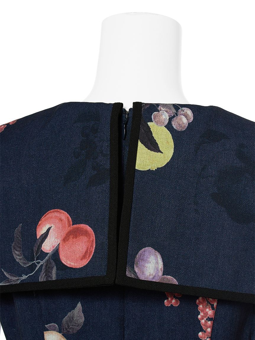 CELFORD「【洗える】フルーツプリントワンピース」|ワンピース|