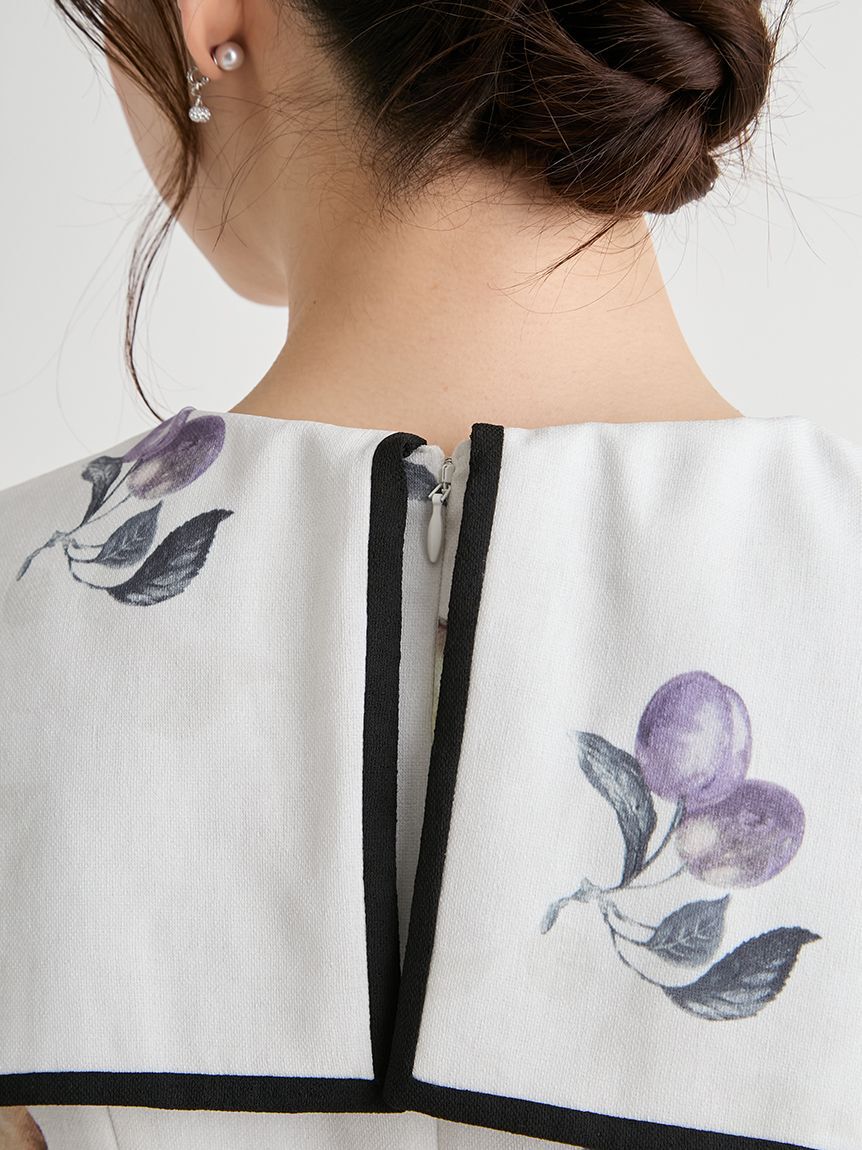 CELFORD「【洗える】フルーツプリントワンピース」|ワンピース|