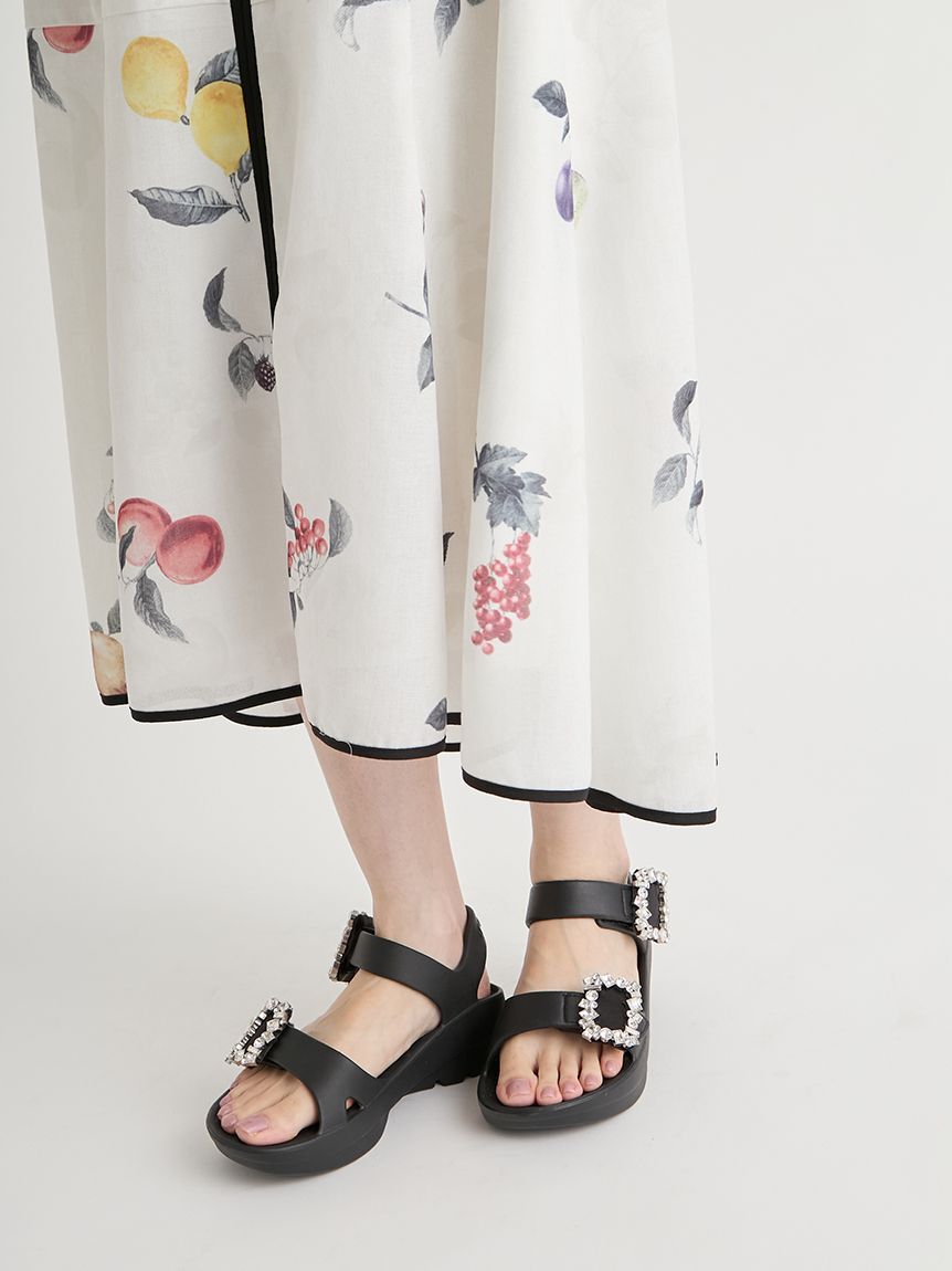 CELFORD「【洗える】フルーツプリントワンピース」|ワンピース|