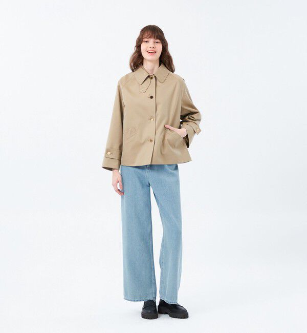 MACKINTOSH PHILOSOPHY「【WELBURY SHORT(ウェルベリーショート)】シャンブレーギャバジン」|ステンカラーコート|