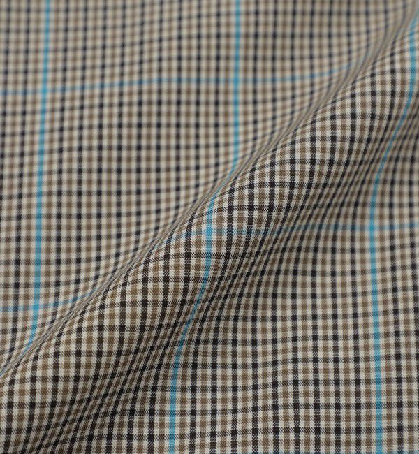 MACKINTOSH PHILOSOPHY「フロントギャザーチェックブラウス」|シャツ・ブラウス|