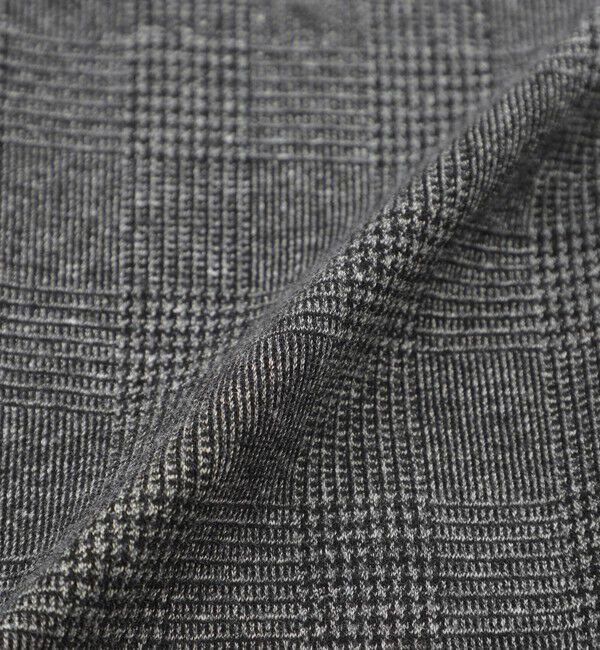 MACKINTOSH PHILOSOPHY「テーラードジャージー パンツ グレンチェック/千鳥」|スラックス|