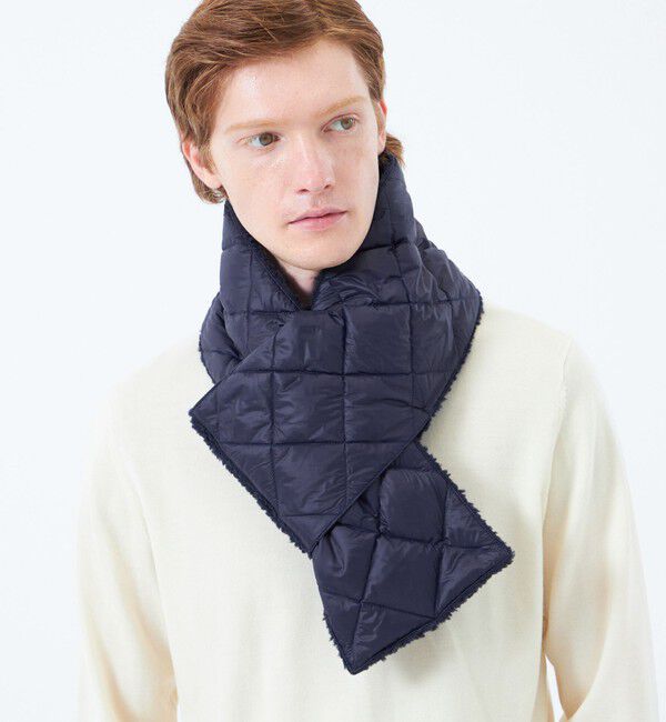 MACKINTOSH PHILOSOPHY「タフタ&times;ボア リバーシブルダウンマフラー with TAION」|マフラー|