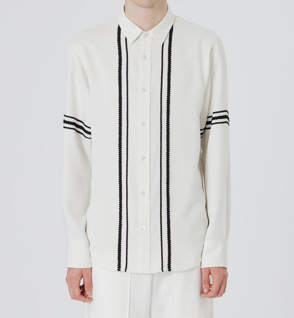  「ブライトコードトリミングシャツ」|シャツ・ブラウス|