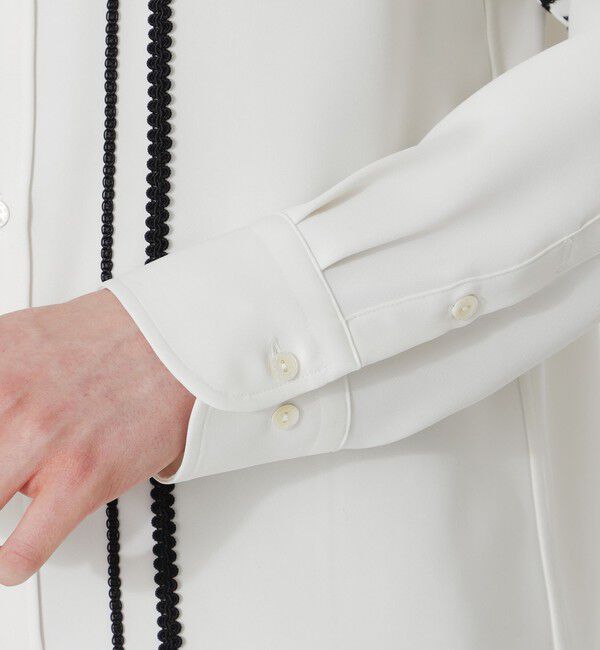 「ブライトコードトリミングシャツ」|シャツ・ブラウス|