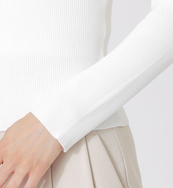  「ブロッキングカットアウトニット」|ニット・セーター|