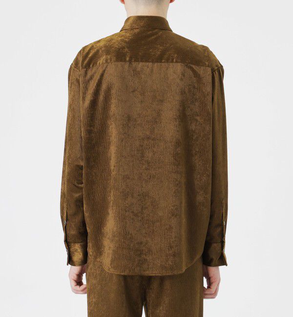  「エンボスベロアシャツアウター」|シャツ・ブラウス|