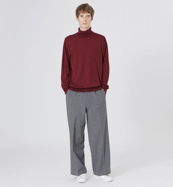  「ハイゲージウォッシャブルタートルネック」|ニット・セーター|