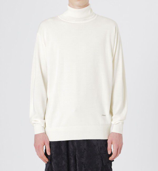  「ハイゲージウォッシャブルタートルネック」|ニット・セーター|