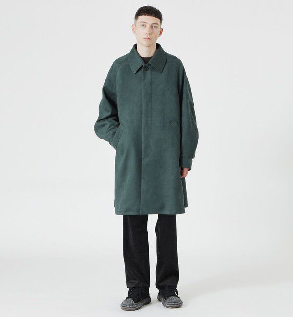  「スエードライクステンカラー」|ステンカラーコート|