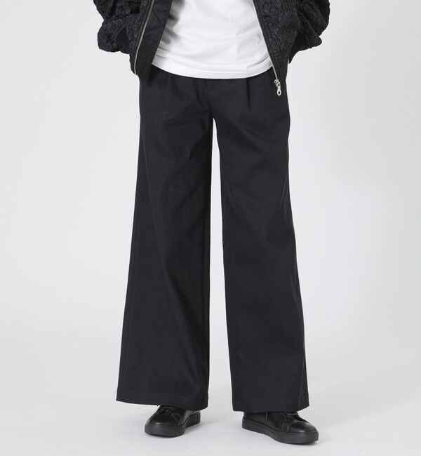  「【追加生産】2タックバギーデニム」|デニム|ブラック