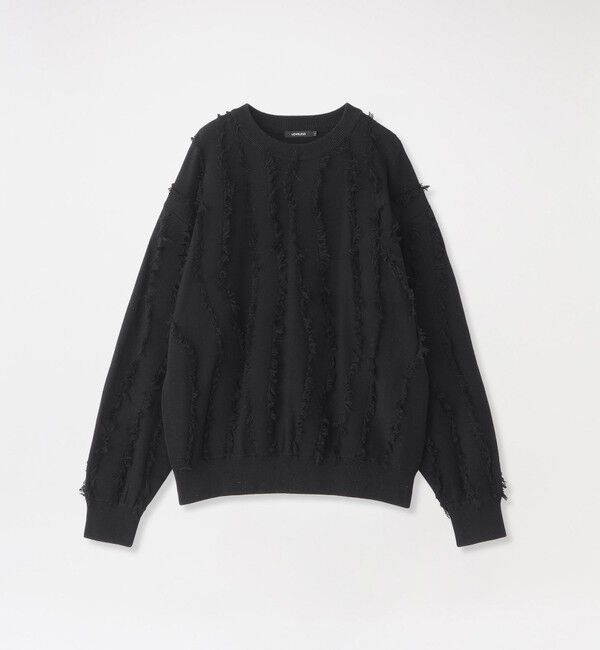  「バーティカルカットジャカードプルオーバー」|ニット・セーター|