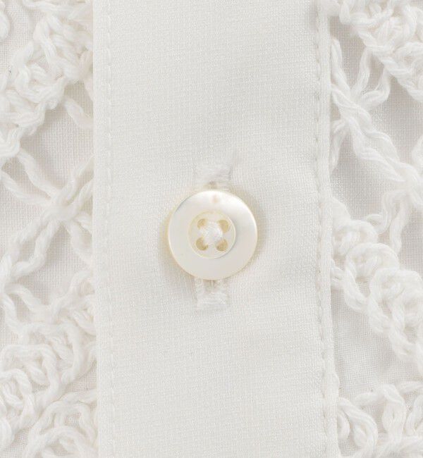  「コードレースコンビシャツ」|シャツ・ブラウス|