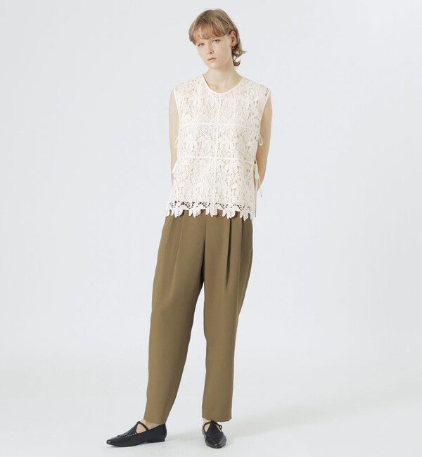  「クリアツイルテーパードパンツ」|その他|