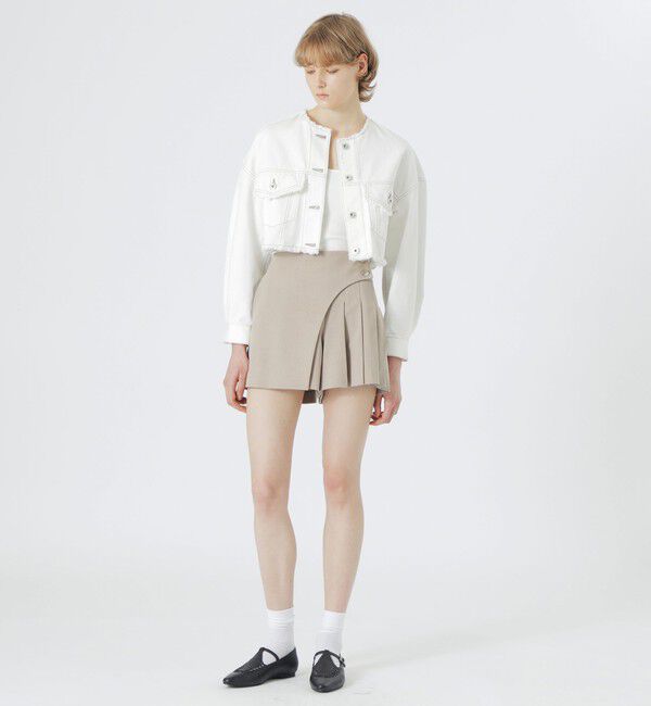  「アシンメトリープリーツスコート」|その他|