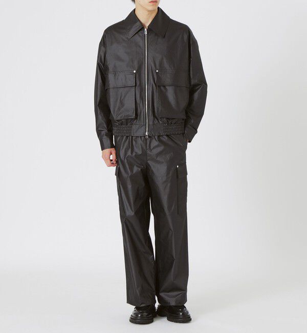  「ワックスヴィンテージライクフライトブルゾン」|ブルゾン・スタジャン|