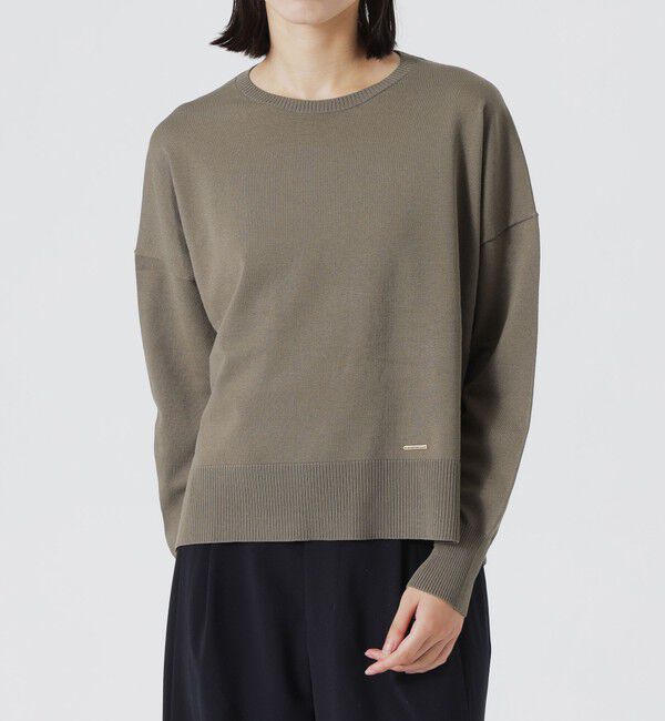  「ドロップショルダープルオーバー」|ニット・セーター|