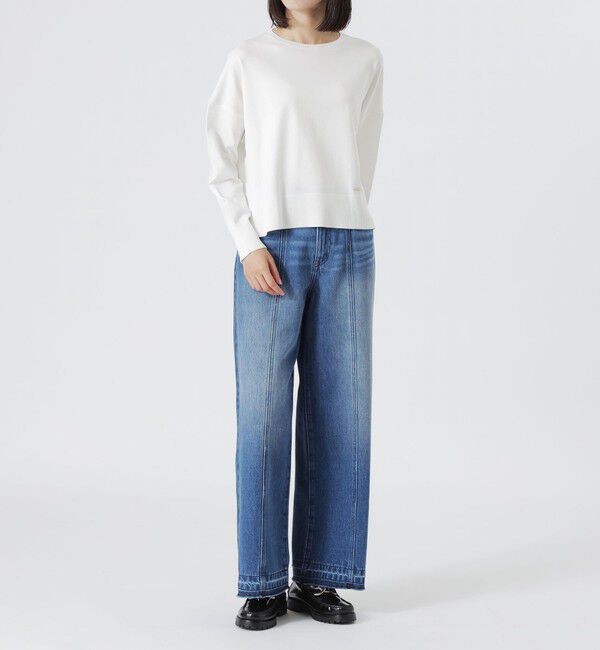  「ドロップショルダープルオーバー」|ニット・セーター|