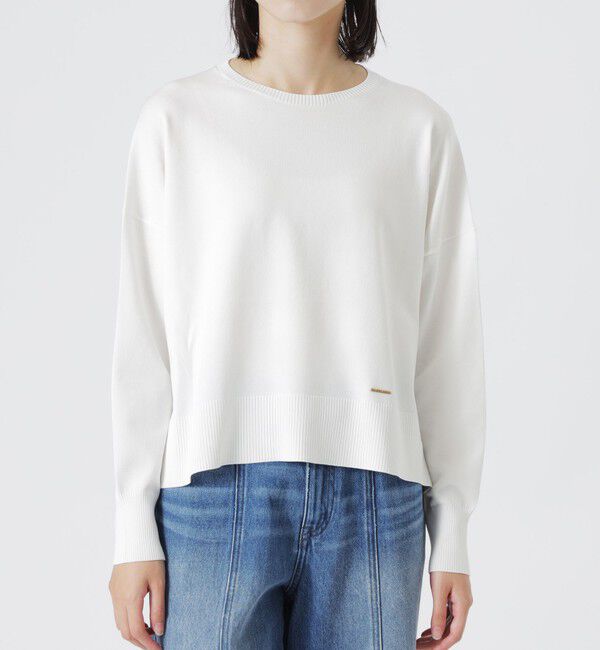  「ドロップショルダープルオーバー」|ニット・セーター|