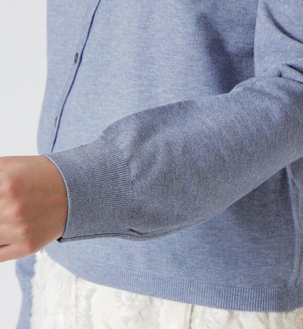  「バイアスフロントカーディガン」|ニット・セーター|