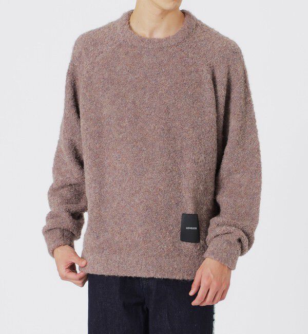  「【UNISEX】ブークレカラーニットプルオーバー」|ニット・セーター|