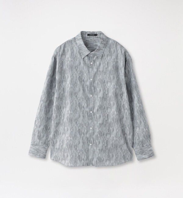  「ジャカードウエスタンシャツ」|シャツ・ブラウス|チャコールグレー